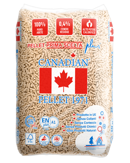 Canadian Pellet Bancale 72 sacchi x 15 kg abete