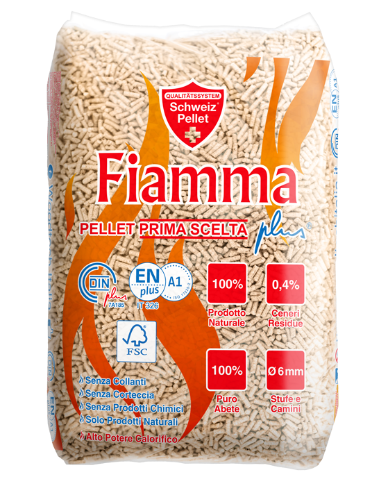 Fiamma Pellet Bancale sacchi. 72×15 kg